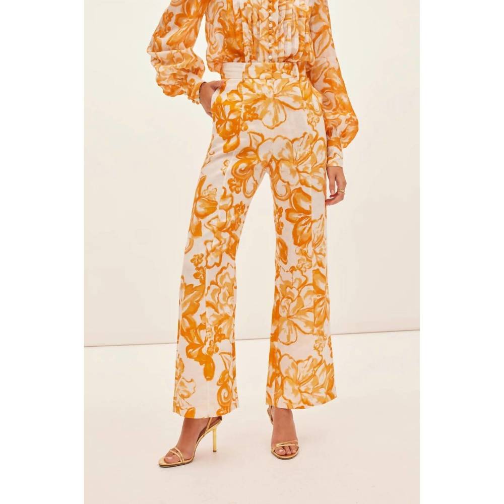 NEW KATE FORD amarillo tailored pants in petunia